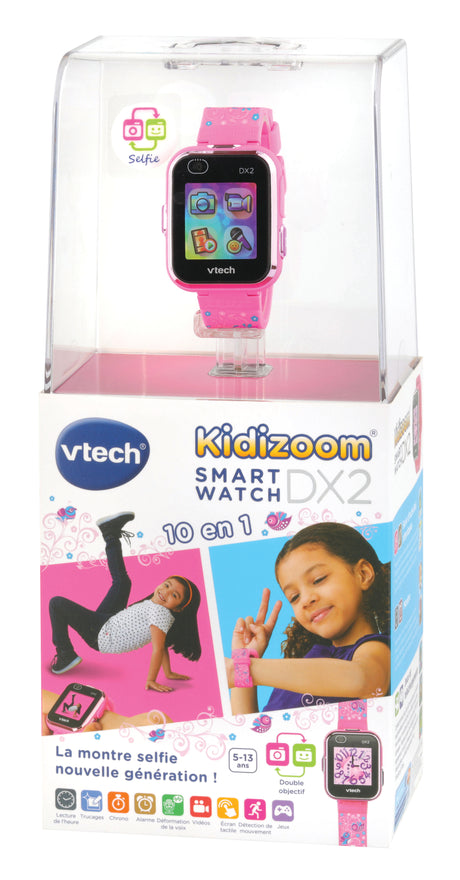 VTECH - Kidizoom Smartwatch Connect  DX2 Rose - Montre Photos et Vidéos