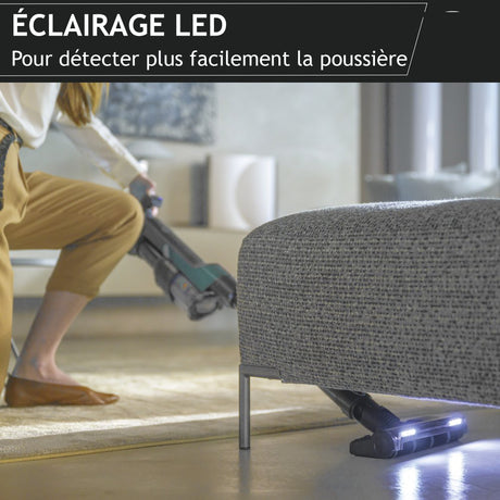 Aspirateur Balai sans Fil - HOOVER HF201P - Ultra-léger, Puissant 50AW, Turbobrosse Spécial Animaux, Technologie Ultra Compact x3
