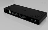 Station d'accueil portable USB-C 3.1 I-Tec Universal Dual 4K (Noir)