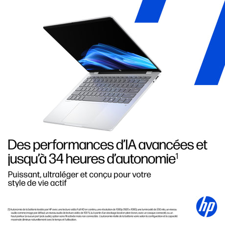 PC Portable HP OmniBook 5 14-he0018nf - Windows 11 - 14 2K OLED - Snapdragon X1-26-100 - RAM 16Go - Stockage 512Go SSD - AZERTY