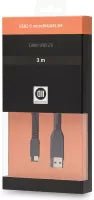 Cable D2 Diffusion USB 2.0 (Type A) / Micro USB 2.0 (Type B) 3m (Noir)