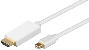 Céble Mini DisplayPort vers HDMI Goobay 2m M/M (Blanc)