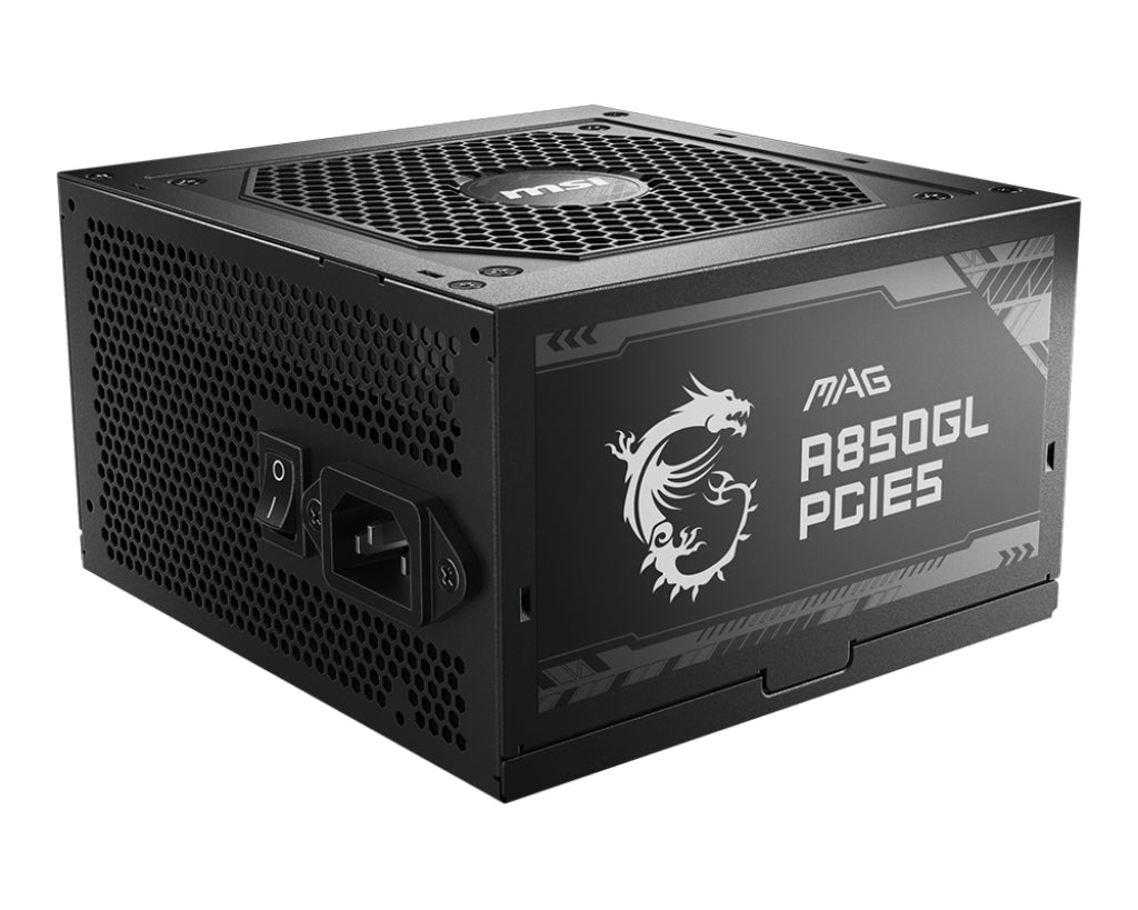 Alimentation ATX MSI Mag A850GL PCIe5 - 850W (Noir)