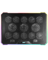 Support ventilé Mars Gaming MNBC13 RGB 17"max (Noir)