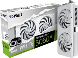 Carte Graphique Palit GeForce RTX 5060 Ti White OC 8Go