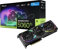 Carte Graphique PNY GeForce RTX 5060 Ti Epic-X Triple Fan OC 8Go
