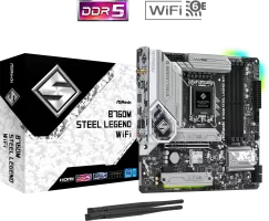Carte Mre ASRock B760M Steel Legend WiFi DDR5 (Intel LGA 1700) Micro ATX