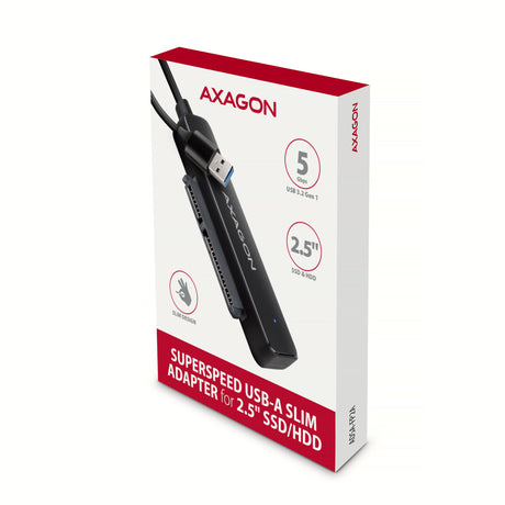 Adaptateur USB 3.2 Axagon ADSA-FP2A vers S-ATA 2,5" SSD/HDD auto-alimenté