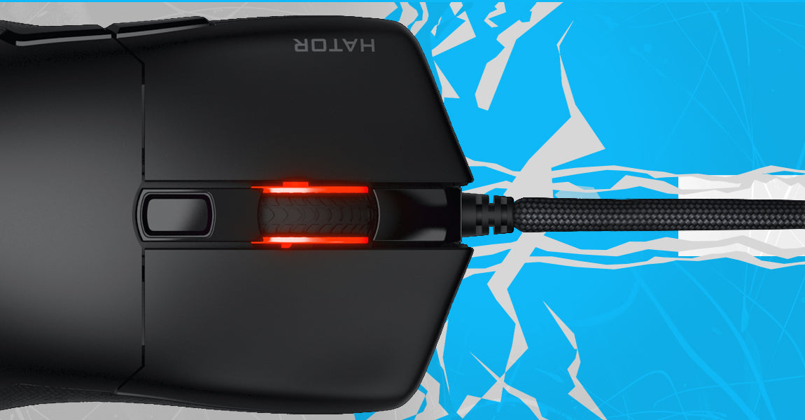 Souris sans fil Gamer Hator Pulsar 3 RGB (Noir)