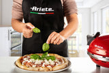Four a Pizza électrique ARIETE - Rouge - Pierre réfractaire - 1200W - Diametre 33cm - Température max 400°C
