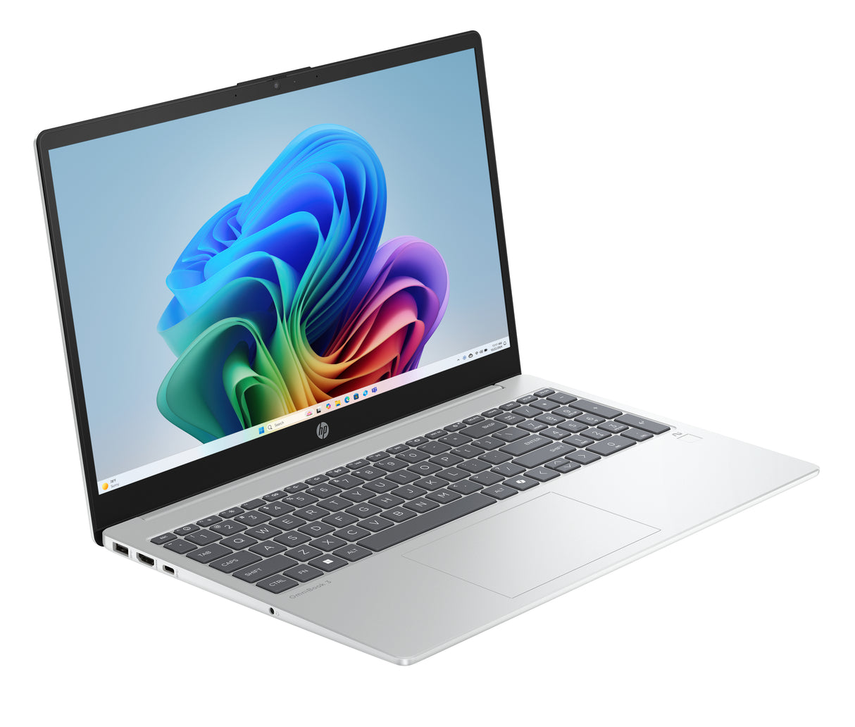 PC Portable HP Omnibook 3 15-fn0021nf - Windows 11 - 15,6 FHD IPS - Ryzen AI 5 340 - RAM 24Go - Stockage 512Go SSD - AZERTY