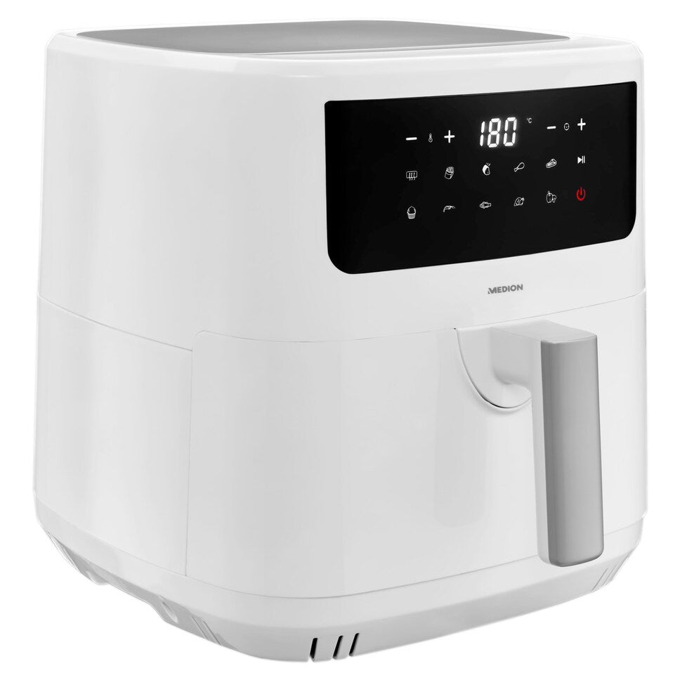Friteuse a Air Chaud - MEDION - 50073000 - 2150 W - Ecran tactile - 9 programmes - Blanc