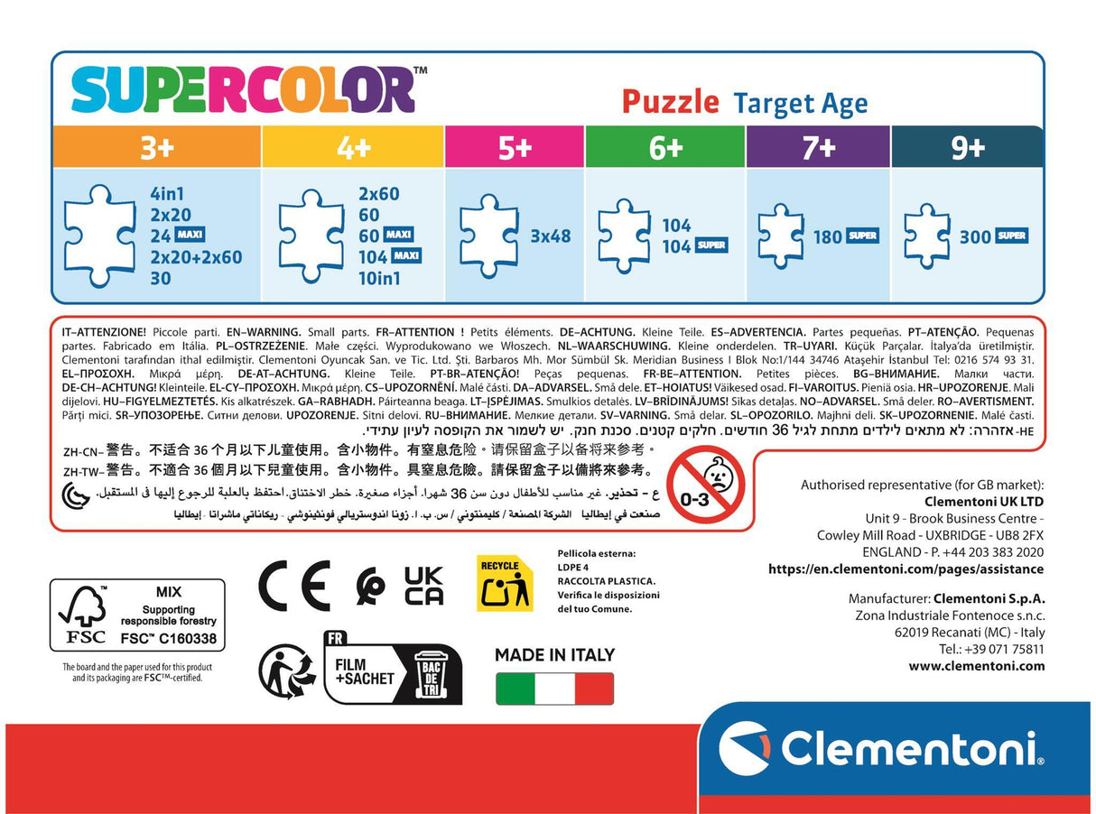 CLEMENTONI - 60 pieces - Marvel Iron Man