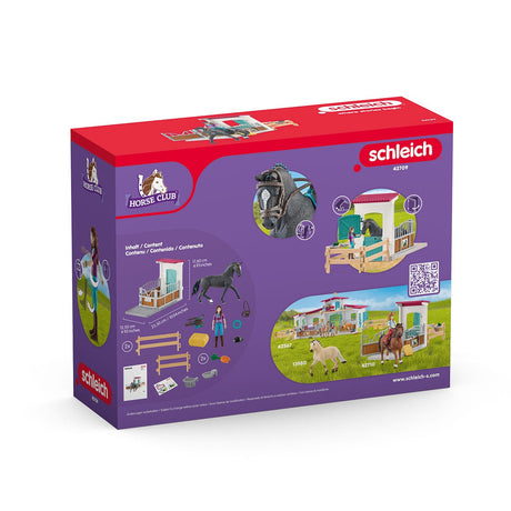 Horse Box Lisa et Storm, Figurine cheval et accessoires, SCHLEICH 42709 Horse Club, des 5 ans