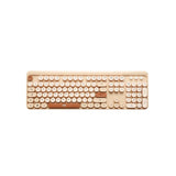 WE POP Pack clavier + souris sans fil: coloris Beige/Crème - Connexion 2.4Ghz -
