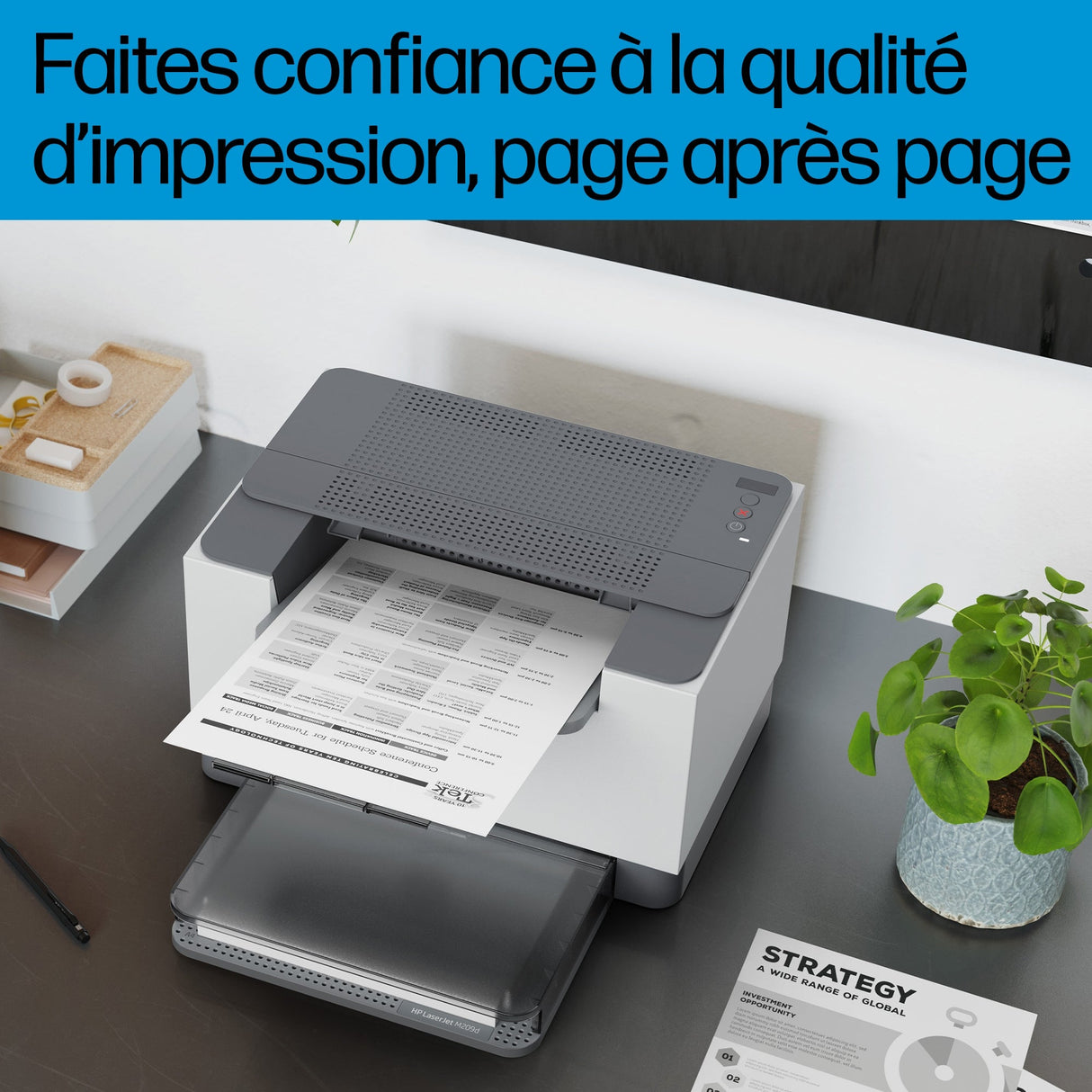 Imprimante Monofonction HP LaserJet M209d (Blanc/Noir)