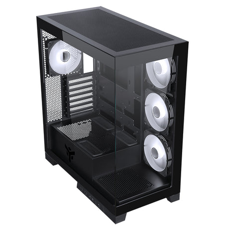 Boitier Moyen Tour ATX iTek Showbui 45 RGB avec panneaux vitrés (Noir)