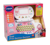 VTECH - Ordi P'tit Genius Ourson Rose - Ordinateur Éducatif Enfant - De 2 a 5 ans
