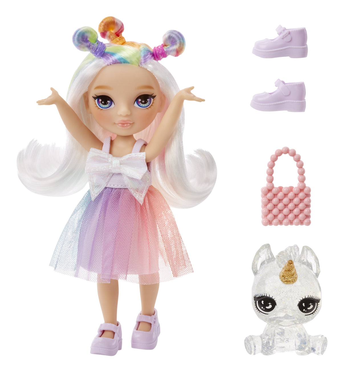 Rainbow High Littles - Poupée 15cm + animal de compagnie - Arc -en-Ciel - Des 4ans