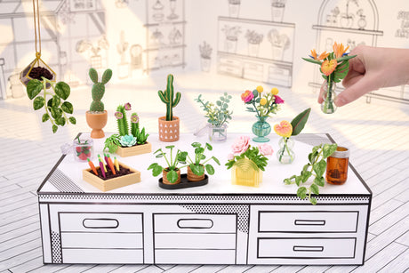 MGA Miniverse - Botanicals - Jeu Créatif - Mini plantes - Loisirs créatif et décoratif en résine - Non Comestible - 8 ans et plus