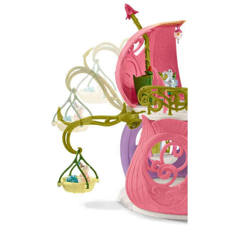 Maison-fleur pailletée avec licornes, lac et écurie - Schleich - 42445 - Multicolore - Rose - Fille
