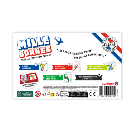 Mille bornes Classique - Jeu de société - DUJARDIN - Des 6 ans