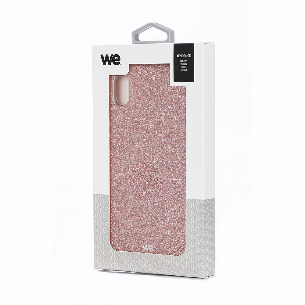 We coque de protection PAILLETTES APPLE IPHONE XR Rose