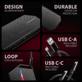 Boitier externe USB-C 3.2 Axagon EEM2-GAM - S-ATA/NVMe M.2 Type 2280 (Noir)