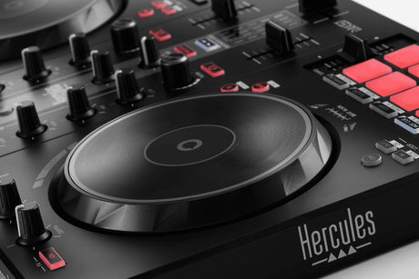 HERCULES DJ CONTROL INPULSE 300 MK2 - Contrôleur DJ USB - 2 voies - 16 pads - Logiciels et tutoriels - Carte son intégrée