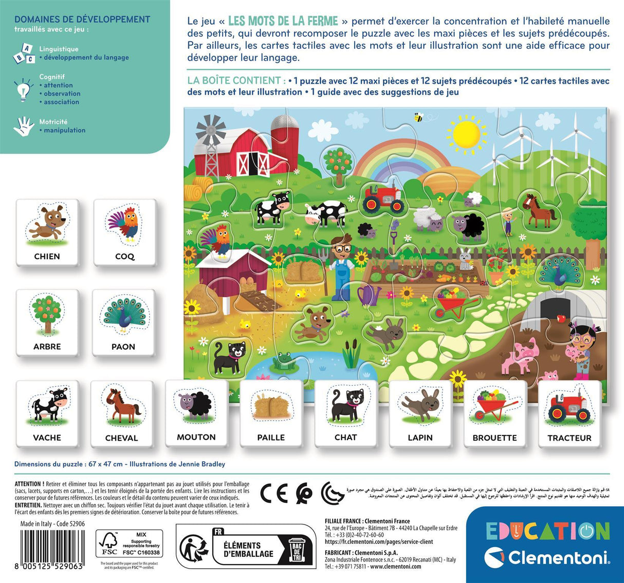 Les mots de la ferme CLEMENTONI