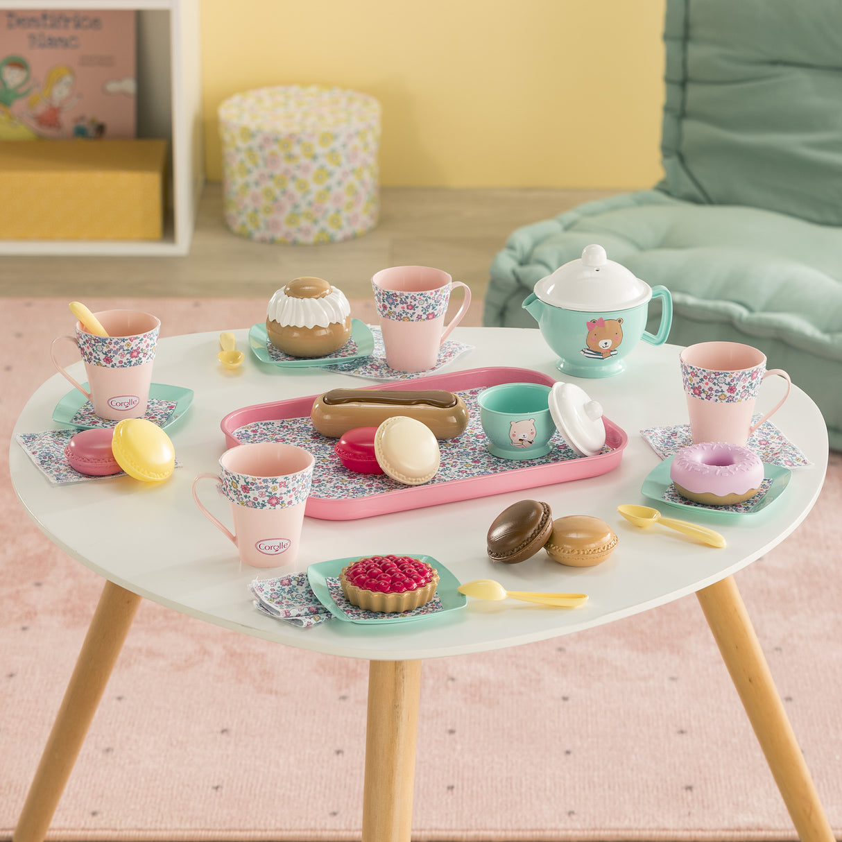 Accessoires poupons - COROLLE - Ma Dinette Thé et Goűter - 30 accessoires - des 18 mois
