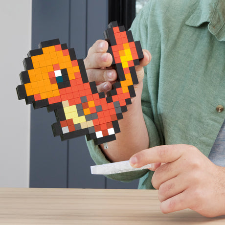 MEGA-Pok?mon-Salam?che-Coffret de construction r?tro 349 pi?ces - MEGA Pok?mon - HTH76