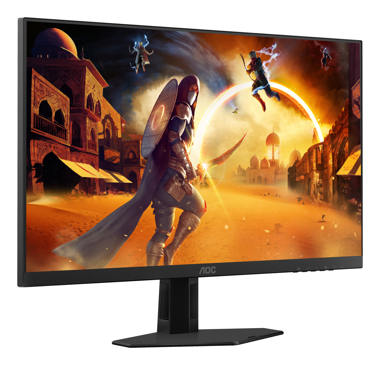 Ecran PC Gamer - AOC - 23,8'' - QHD - 180Hz - Dalle Fast IPS - 0,5ms - Q24G4RE