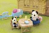 La fille panda, son vélo et sa remorque - Sylvanian Families - 5652