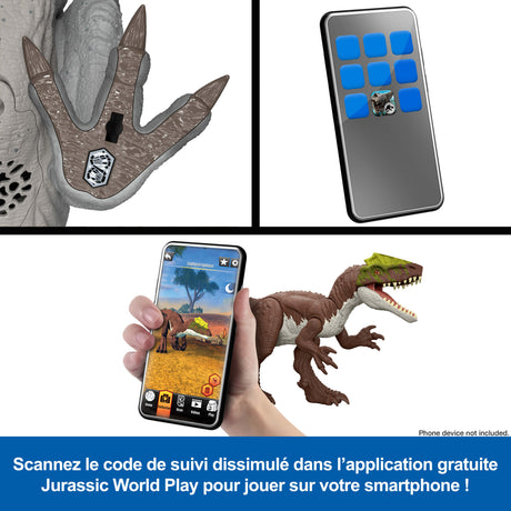 Jurassic World - Renaissance - Figurine articulée Abelisaurus - Jurassic World - JGB91