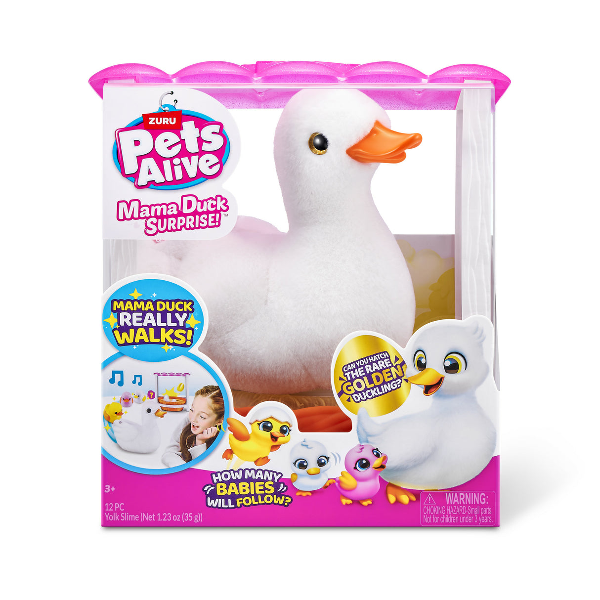 Jouet Interactif - ZURU - Mama Duck - Canetons interactifs suivant leur maman avec surprises a découvrir