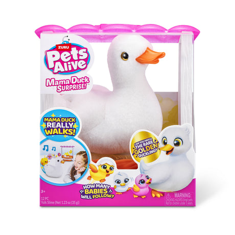 Jouet Interactif - ZURU - Mama Duck - Canetons interactifs suivant leur maman avec surprises a découvrir