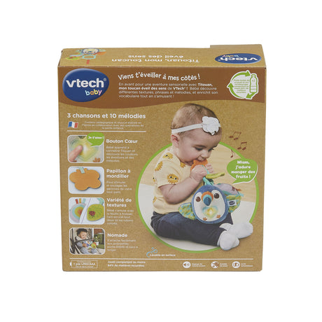 VTECH BABY - TITOUAN, MON TOUCAN ÉVEIL DES SENS (BOUTEILLES PLASTIQUE RECYCLÉES) - Multicolore