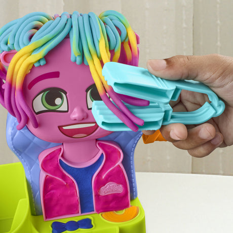 Play-Doh Salon de coiffure, coffret de pâte a modeler avec 6 pots, Classique, des 3 ans