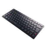 Clavier compact 2,4 GHz, Bluetooth 5.0 et filaire - CHERRY KW 9200 MINI - Rechargeable - Noir