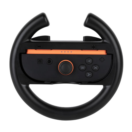 Paire de volants de course - Manettes Joy-Con Nintendo Switch 2 - Konix - Plastique - Noir