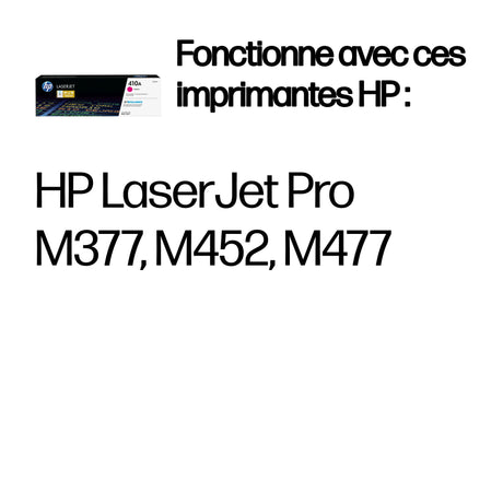 Cartouche d'encre Hp TONER 410 A MAGENTA