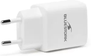 Chargeur secteur Bluestork USB-C 20W (Blanc)
