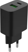 Chargeur secteur Gembird - 1x USB-C + 1x USB-A 20W (Noir)