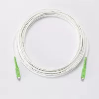 Cordon fibre D2 Diffusion pour Box (SFR, Orange, Bouygues) jarretiére optique 10m (Blanc)