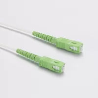 Cordon fibre D2 Diffusion pour Box (SFR, Orange, Bouygues) jarretiére optique 3m (Blanc)