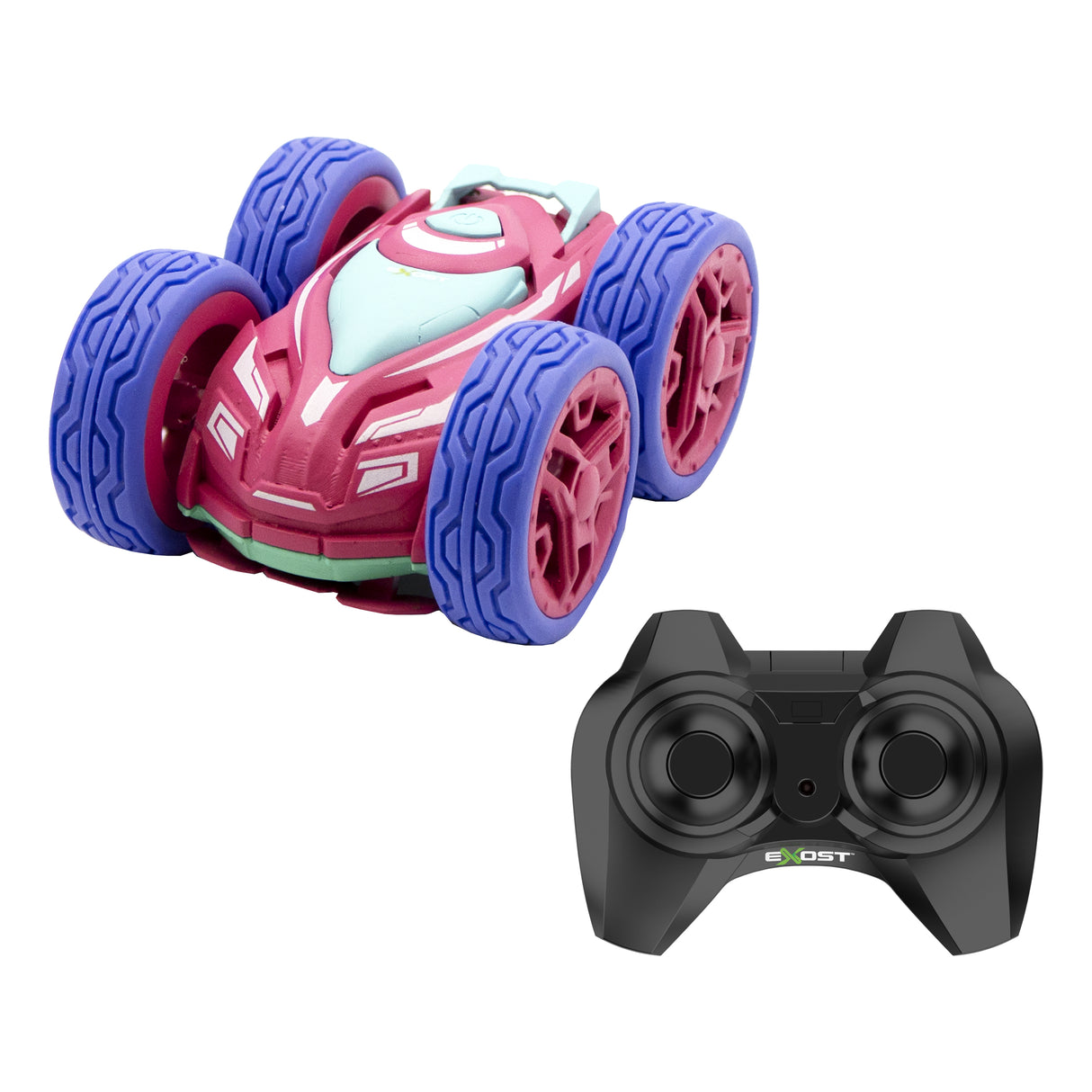 Voiture Télécommandée - EXOST - 360 Mini Flip Amazone 1:34 - 8 km/h - 10 cm - rose - des 5 ans
