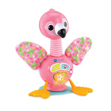 VTECH Flamingo Rigolo — Jouet d'éveil flamant rose 9-36 mois, sons, mélodies et ventouse
