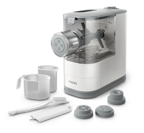 Machine a pâtes fraîches - PHILIPS - HR2345/19 - Série 5000 - 4 formes de disques - 150W - Blanc