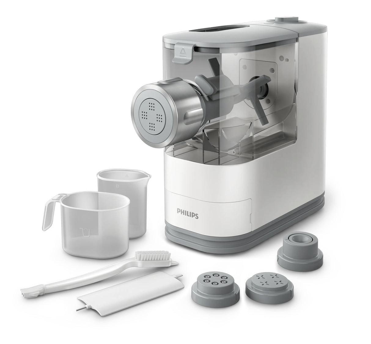 Machine a pâtes fraîches - PHILIPS - HR2345/19 - Série 5000 - 4 formes de disques - 150W - Blanc